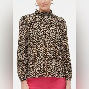 J. Crew Mock-Neck Blouse